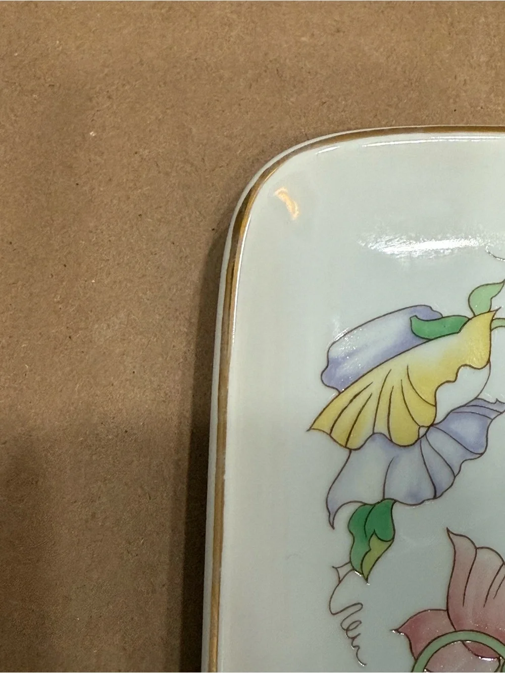 VTG Ben Rickert Inc. Japan MCM Iris Trinket Dish Plate Tray